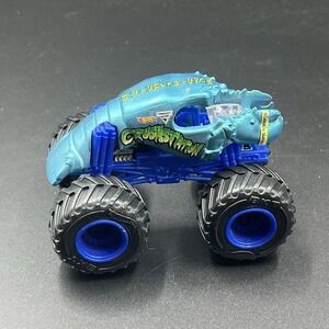 Monster‎ Jam 1:64 Scale Monster Trucks Diecast Chrome Blue Crushstation - Chase!